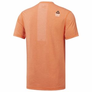 Reebok CrossFit Burnout T Shirt Herren - Orange/HellOrange - DE 681-VDE